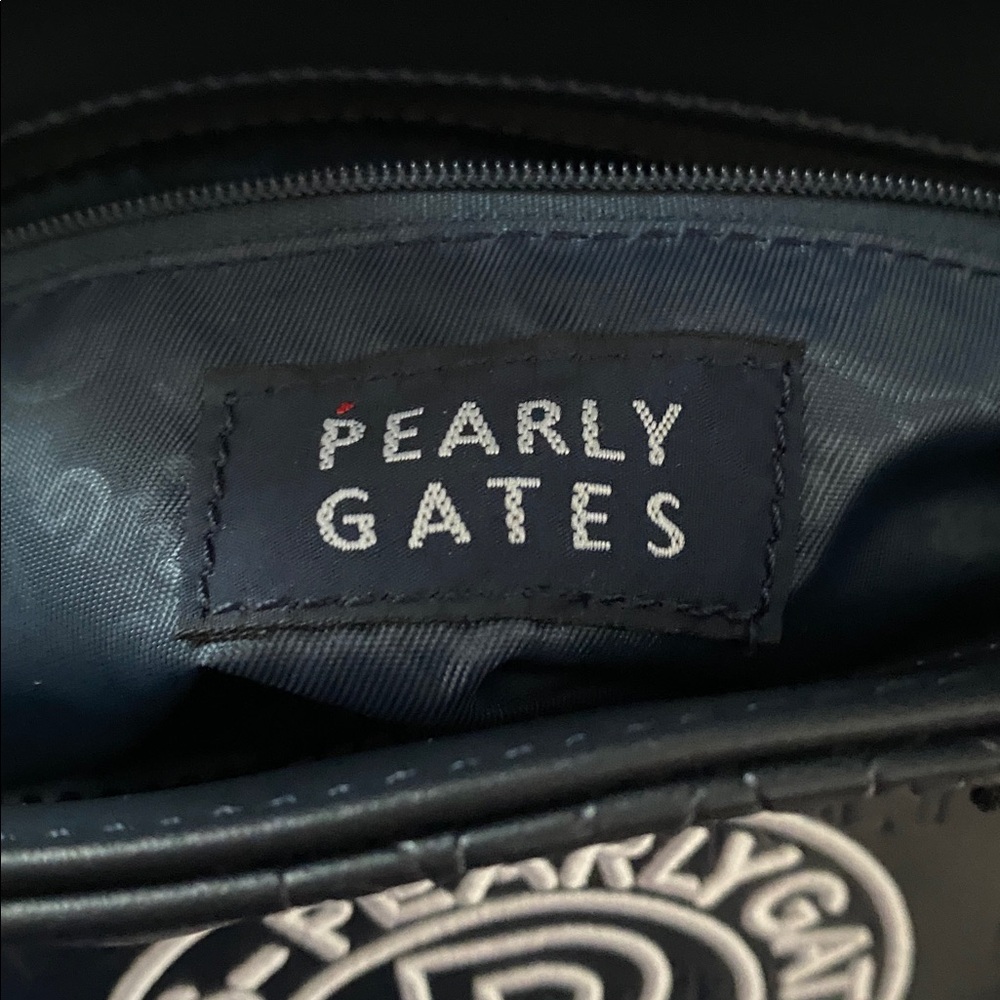 Pearly Gates Navy Blue Crossbody Golf Cart Bag w/Adjustable Shoulder Strap - Picture 2 of 11